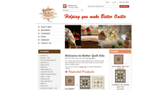 Desktop Screenshot of betterquiltkit.com