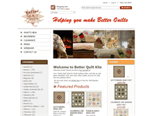 Tablet Screenshot of betterquiltkit.com